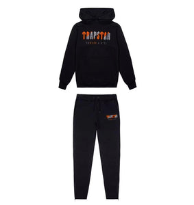 ENSEMBLE JOGGING TRAPSTAR -TRAPSTAR CHENILLE DECODED HOODIE (ORANGE)