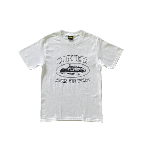 T-shirt - Rules The World - WHITE/BLACK