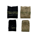 ENSEMBLE JOGGING TRAPSTAR - TRAPSTAR CHENILLE ARMY GREEN EMBROIDERY