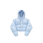 TRAPSTAR WOMENS IRONGATE DETACHABLE - DECODED HOODIE 2.0 ICE BLUE WOMEN