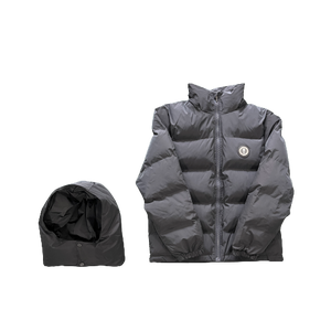 DOUDOUNE TRAPSTAR IRONGATE JACKET - Detachable Hooded Jacket-stone